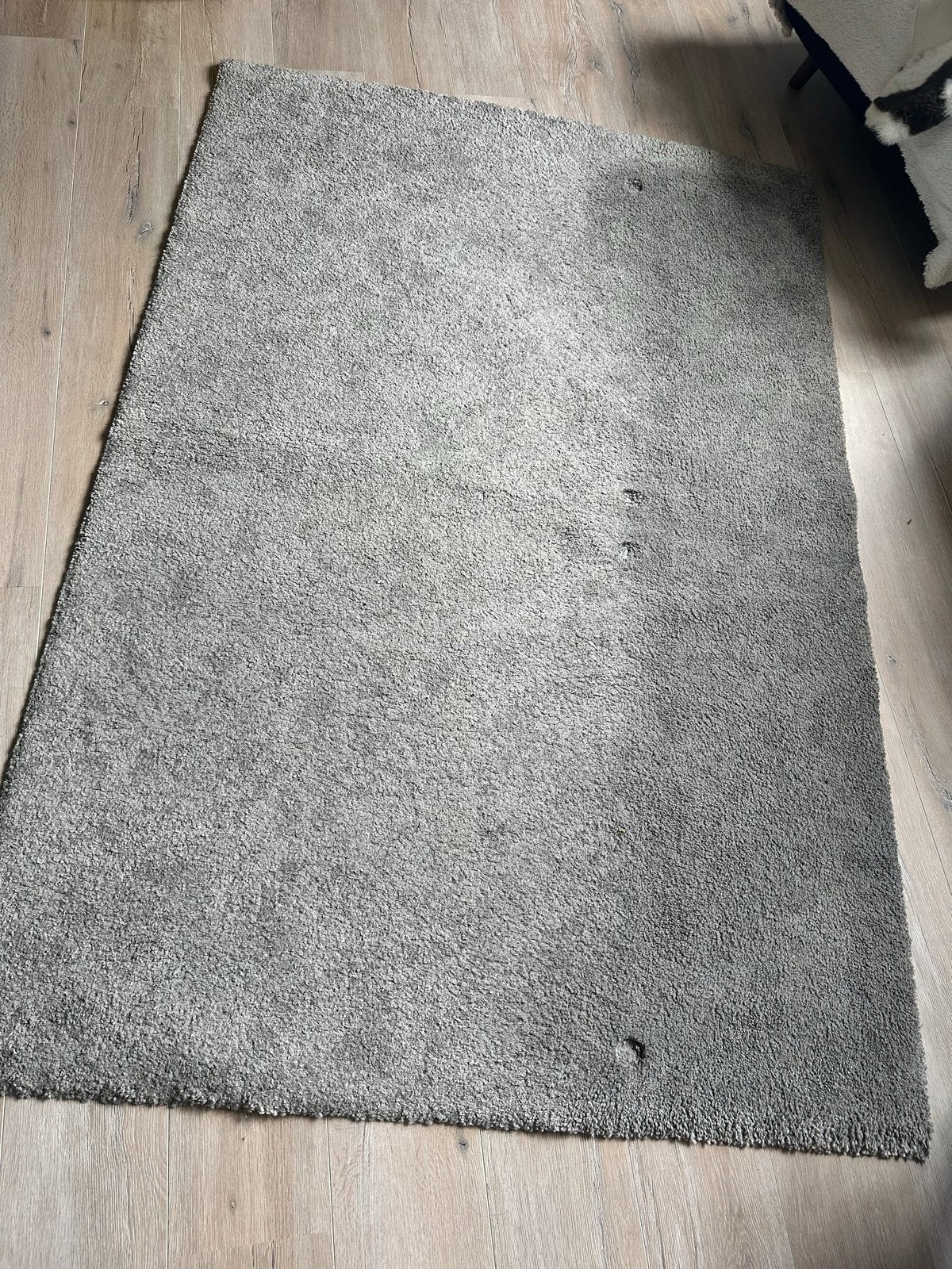 IKEA Stoense Vloerkleed - Grijs, 133x195 cm, Huis en Inrichting, Ophalen, 100 tot 150 cm, Zo goed als nieuw, 150 tot 200 cm
