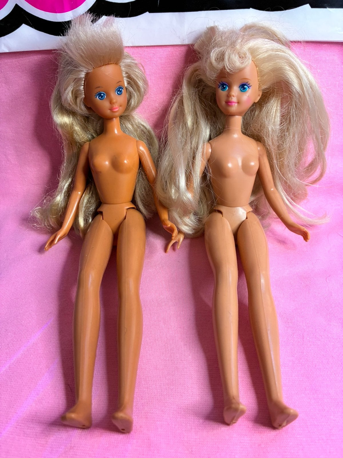 2 Skipper poppen. Jaren 90 Barbie Vintage., Ophalen, Zo goed als nieuw