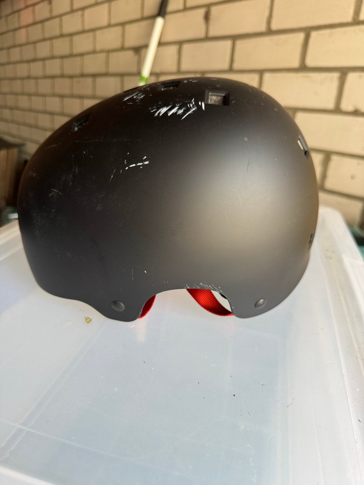 NKX Brain Saver Skaterhelm Zwart Maat M (54-57CM), Ophalen of Verzenden, Gebruikt, M, Heer of Dame
