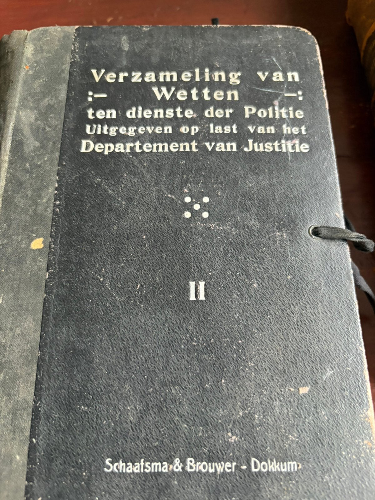 Verzameling vsn wetten vsn de politie, Ophalen of Verzenden