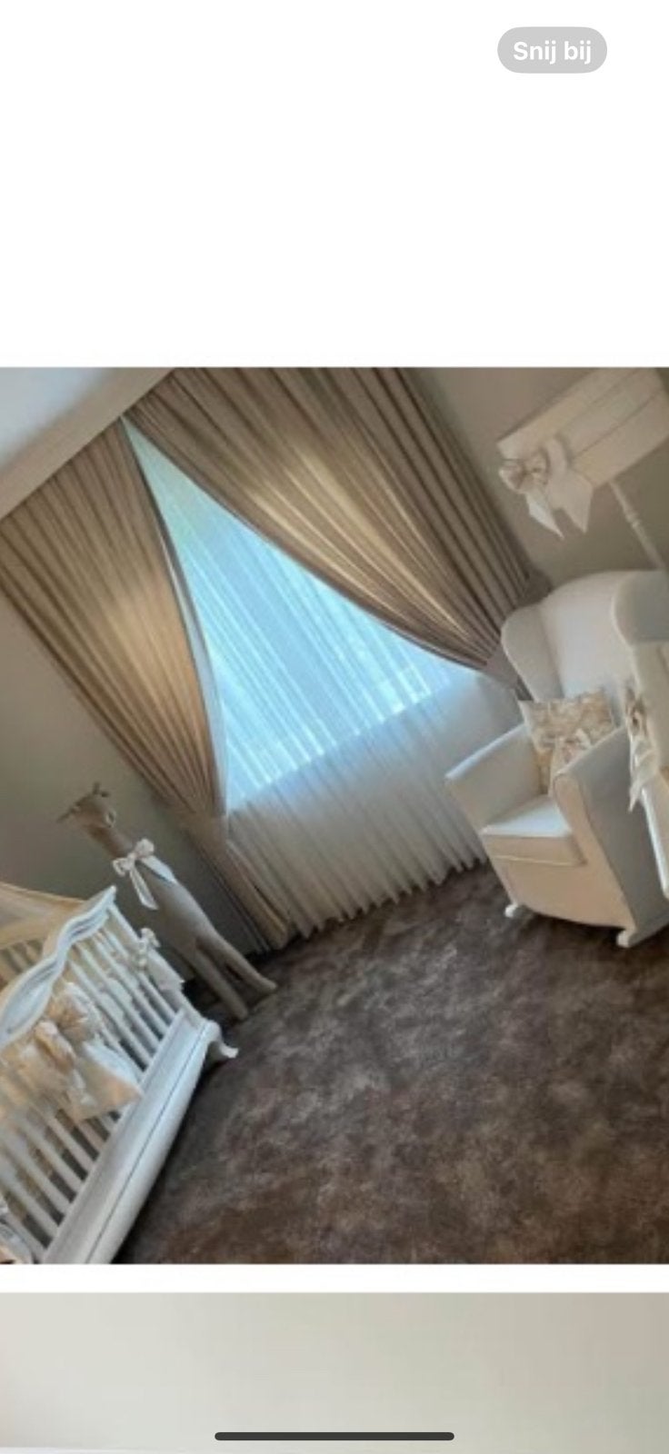 Mooie exclusieve babykamer, Ophalen, 50 tot 70 cm, 105 cm of meer, 100 cm of meer