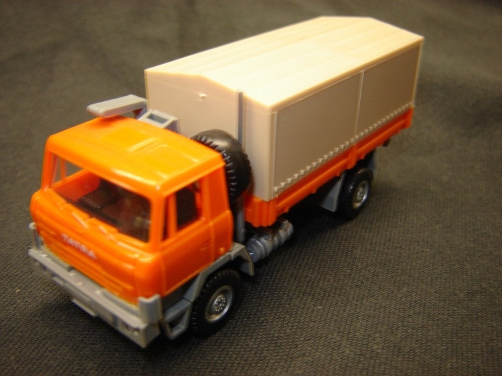Tatra frontstuur bakwagen oranje - H0 1:87, Ophalen of Verzenden, Zo goed als nieuw, Bus of Vrachtwagen, Overige merken