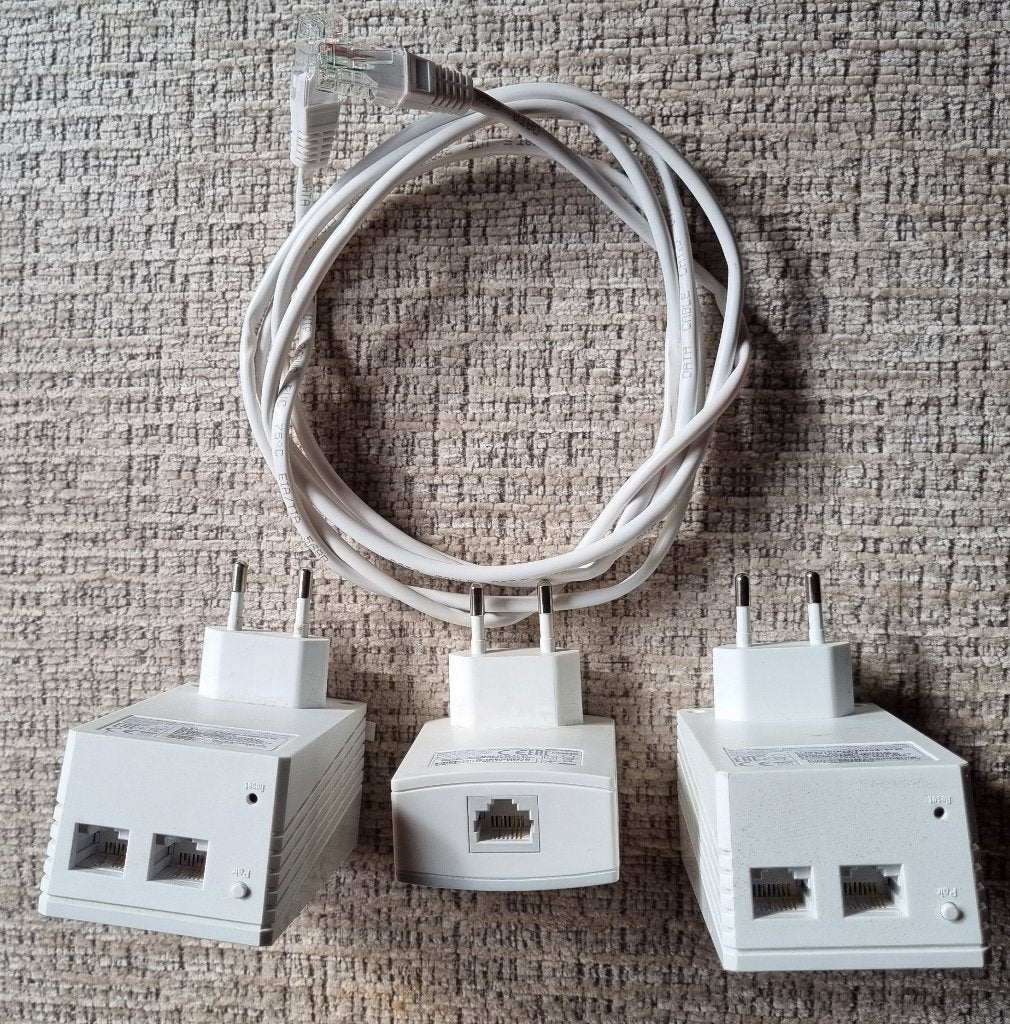 TP Link powerline set - één master - twee slaves, Ophalen of Verzenden, Zo goed als nieuw, Tp link