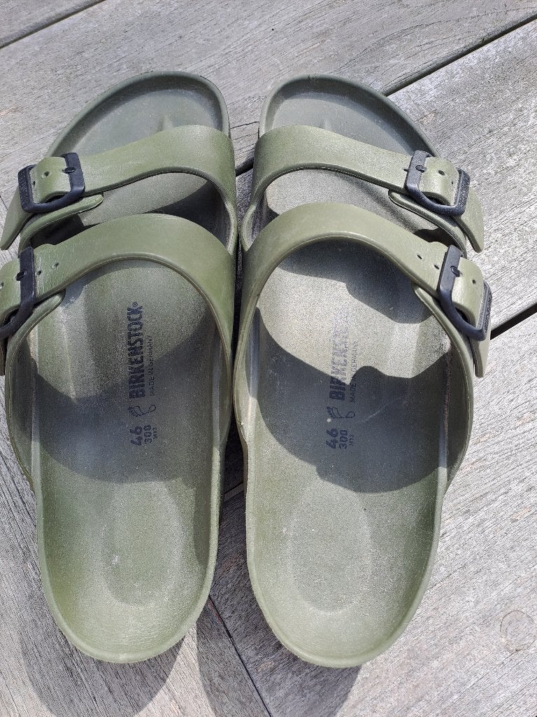 Birkenstock slippers met verhoging voor rechtervoet mt 46, Overige kleuren, Nieuw, Birkenstock, Ophalen