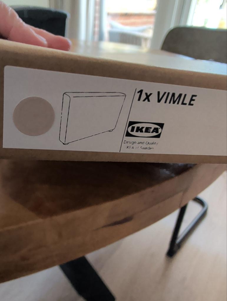 IKEA VIMLE hoes voor smalle armleuning, Modern, Scandinavisch, Overige maten, Nieuw, Ophalen of Verzenden