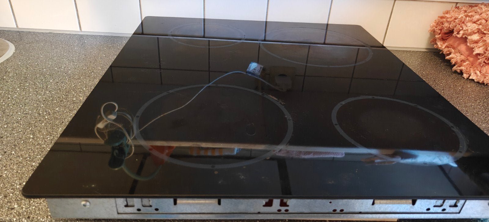 keramische kookplaat, Witgoed en Apparatuur, Ophalen, Inbouw, Inductie, 4 kookzones