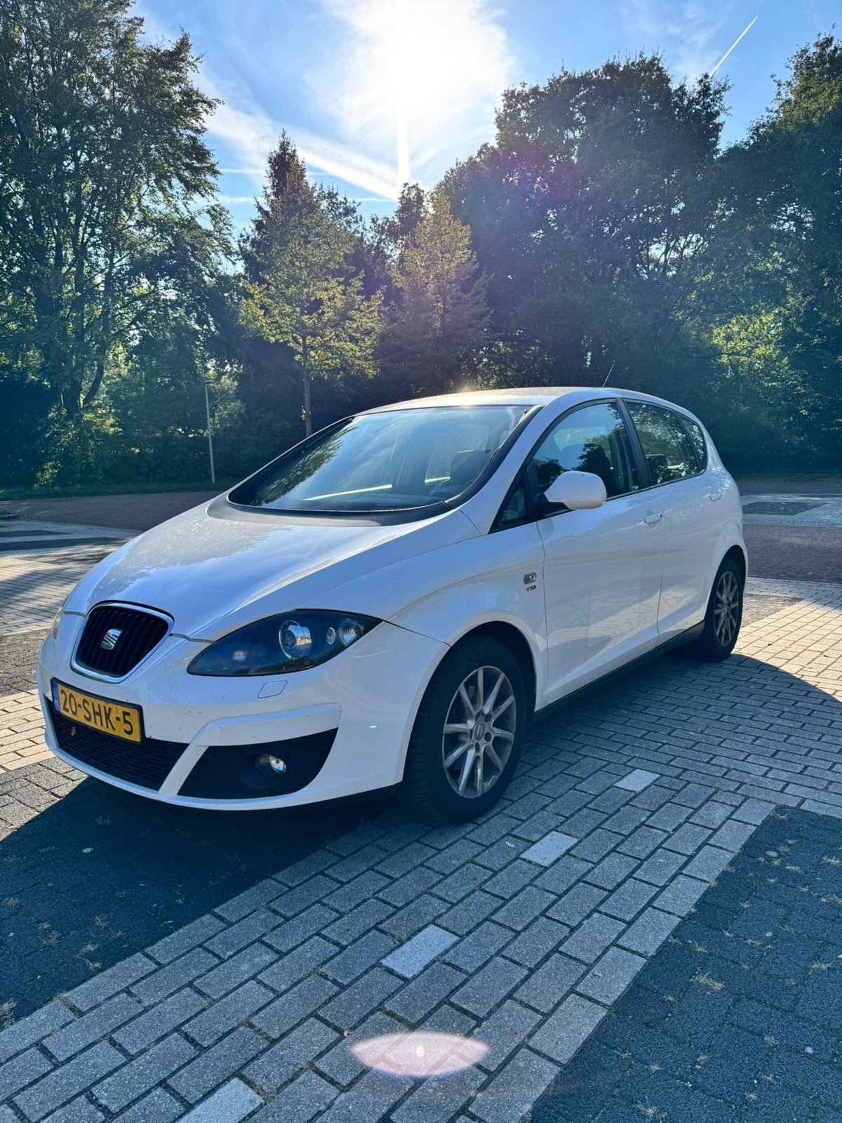 Seat Altea 1.8 TSI 2011 Wit - Automaat/Trekhaak/Bluetooth!, Auto's, Euro 5, 4 cilinders, 160 pk, Wit