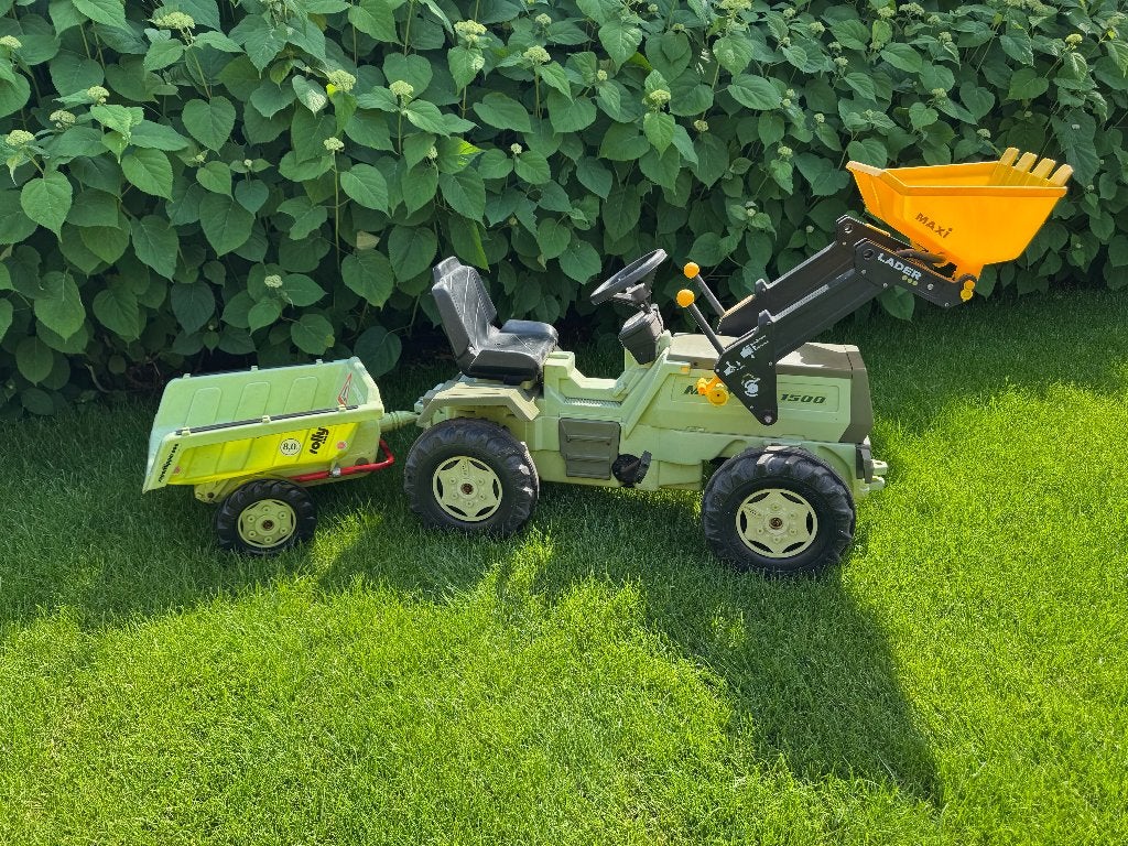 Rolly Toys traptractor MB Trac 1500 + aanhanger (kiepbak), Ophalen, Gebruikt, Trapvoertuig