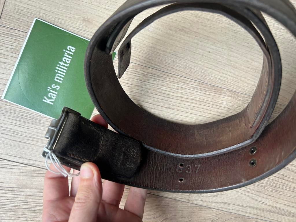 Duitse Wehrmacht riem 1937  B.A.Br, Ophalen of Verzenden, Duitsland, Kleding of Schoenen