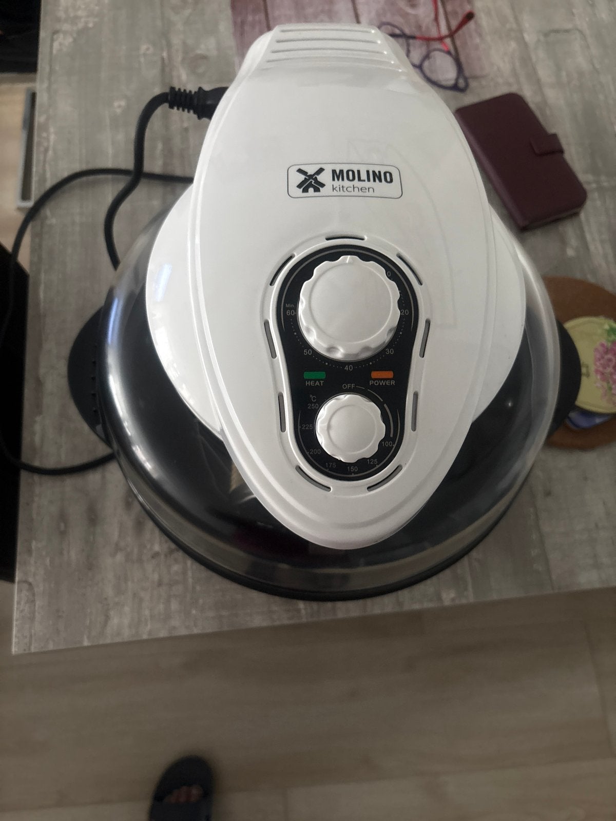 Molino Kitchen Airfryer met grill-fuctie, Ophalen, Gebruikt, Airfryer, Minder dan 750 gram