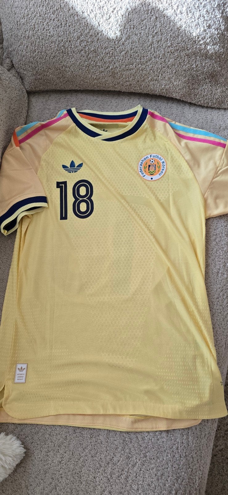 Officieel Curaçao voetbalshirt - Obispo #18 - Maat L, Maat L, Ophalen of Verzenden, Nieuw, Shirt