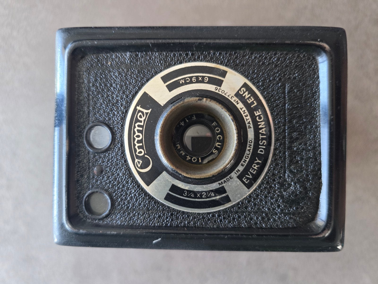 Vintage Coronet Every Distance Lens Camera met Leren Tas, Ophalen of Verzenden