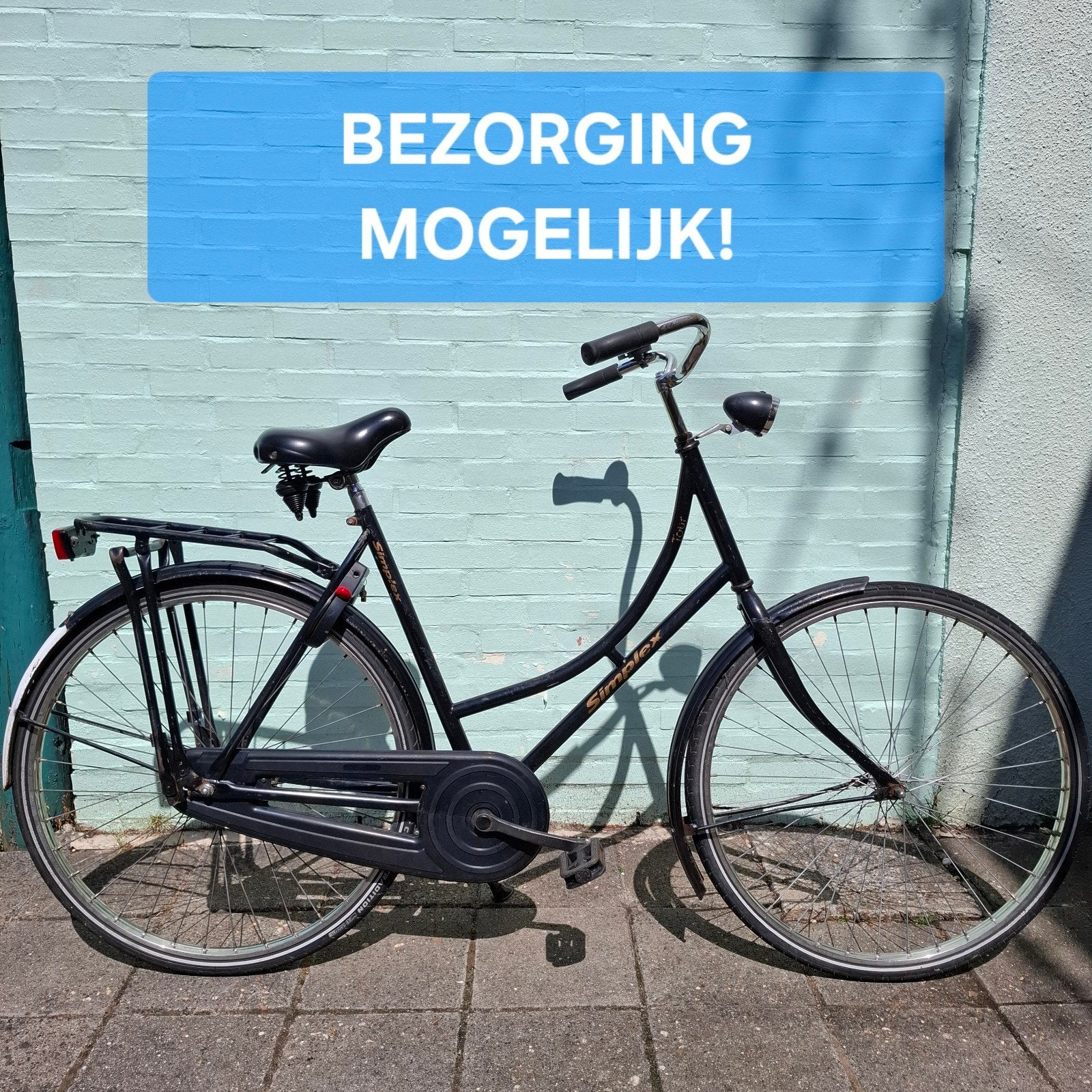 (57cm) Fijne Simplex Tour omafiets met terugtraprem, Terugtraprem, Gebruikt, Simplex, 56 cm of meer