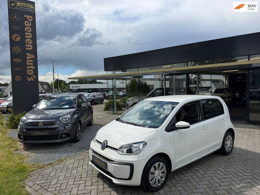 Volkswagen Up! 1.0 move up! BlueMotion|CC|Airco, Gebruikt, Wit, Origineel Nederlands, Bedrijf