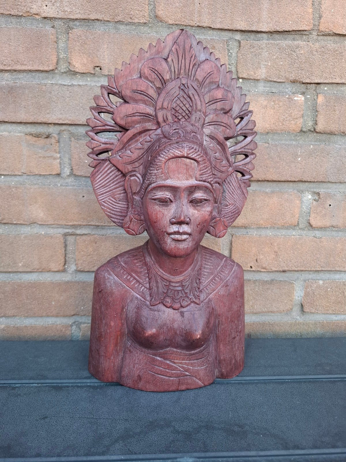 Vintage Balinese hoofdbuste, Ophalen of Verzenden
