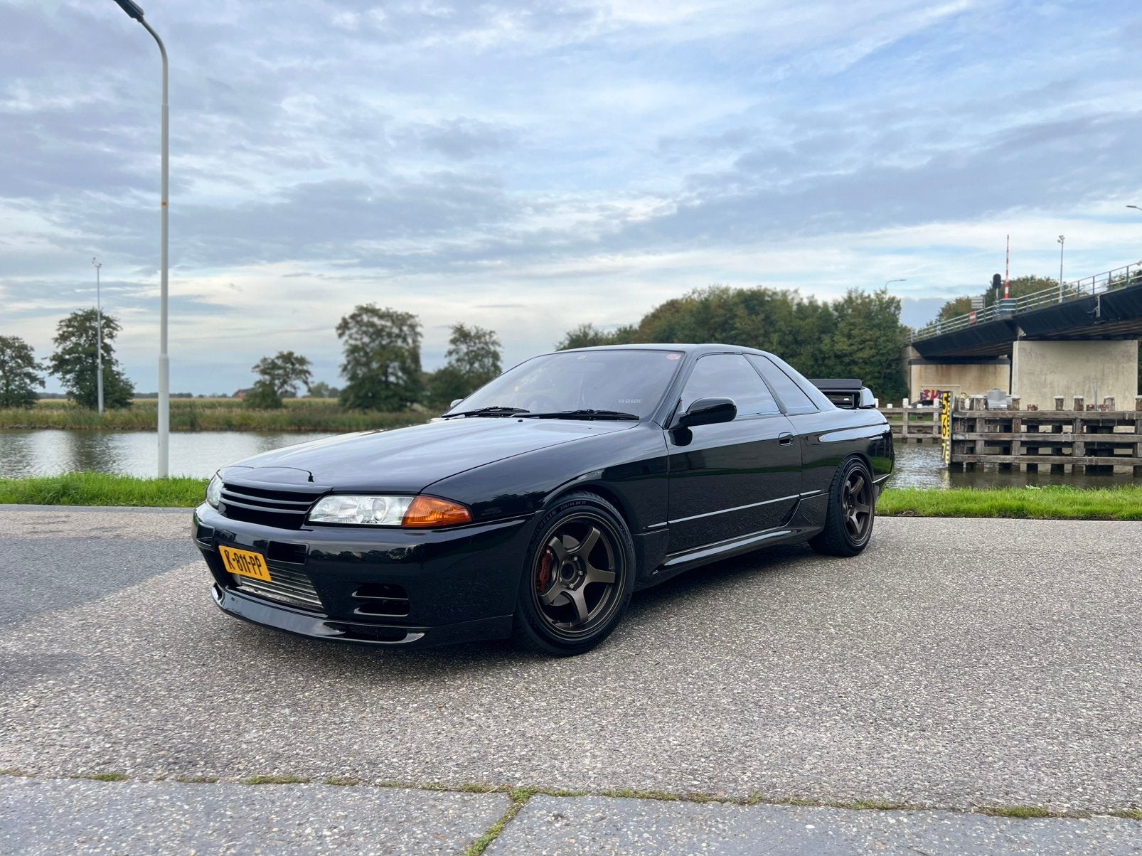 Nissan Skyline R32 GTS/T 1992 | 420PK | BIG SPEC |, Auto's, 1998 cc, 1346 kg, Zwart, Geïmporteerd