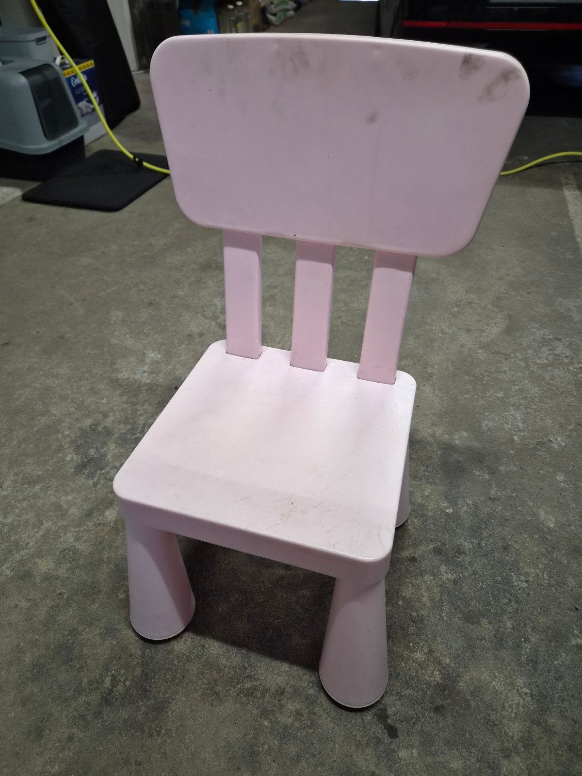 Ikea Mammut roze stoel, Ophalen, Gebruikt, Stoel(en)