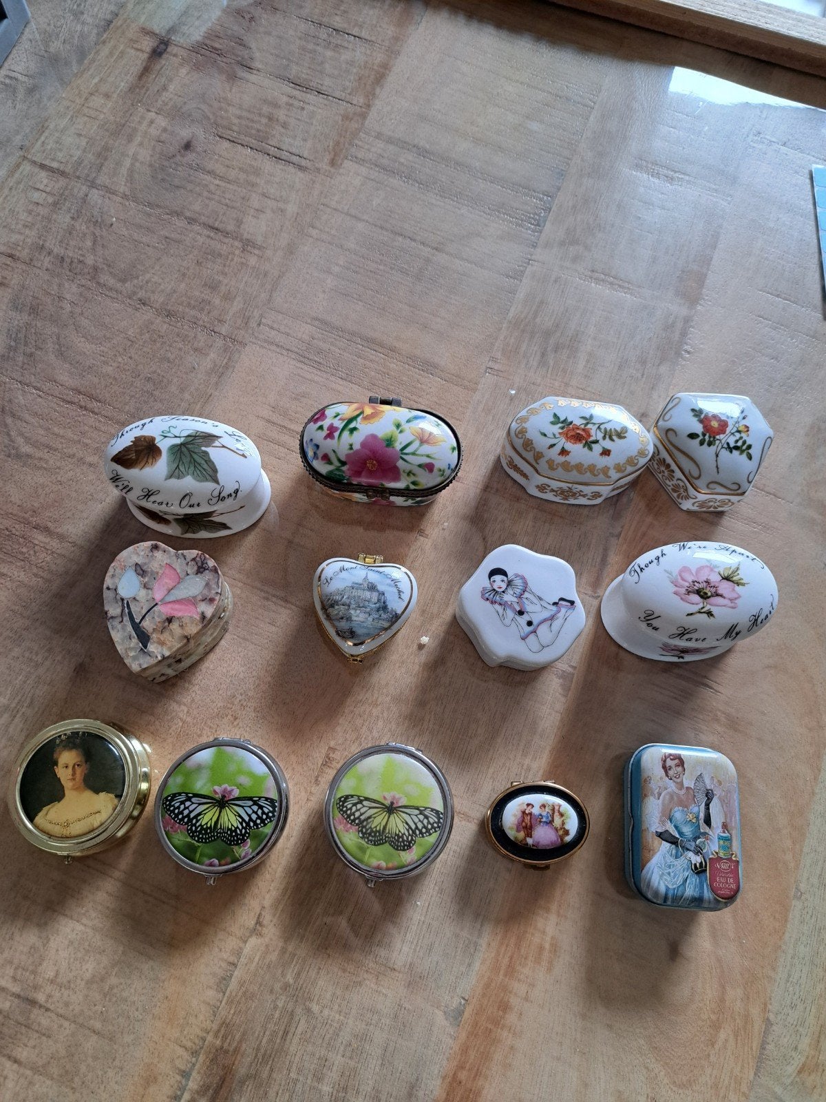 Pillen/sierraden doosjes, Antiek en Kunst, Ophalen of Verzenden