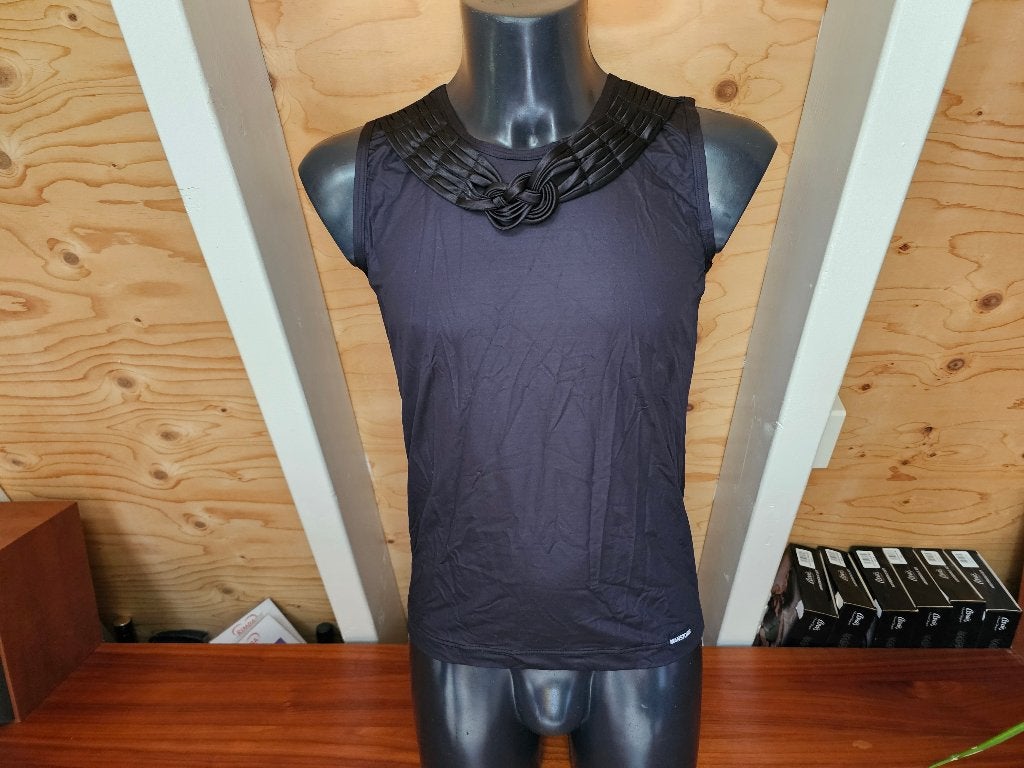 Manstore M204 Collier Shirt M, Maat 48/50 (M), Zwart, Nieuw, Ophalen of Verzenden