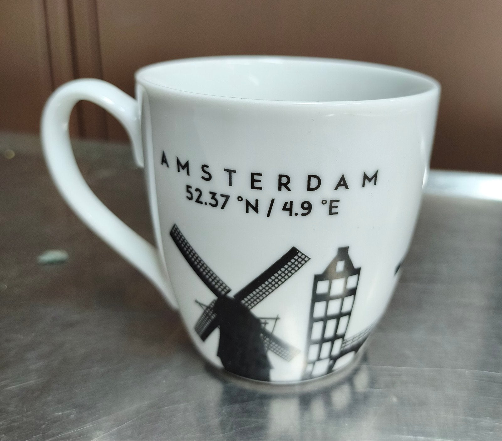 Amsterdam Mok - Primark Home, Overige stijlen, Ophalen of Verzenden, Zo goed als nieuw, Wit