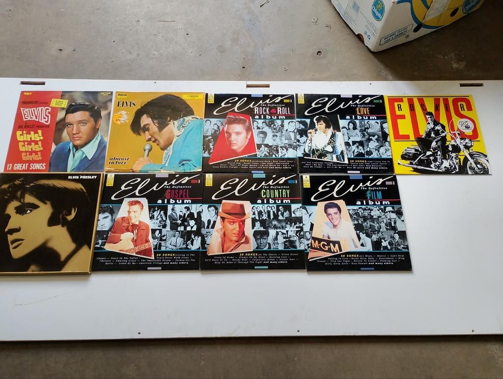 Grote verzameling Elvis, Ophalen of Verzenden, 1960 - 1969, Gebruikt, Overige formaten