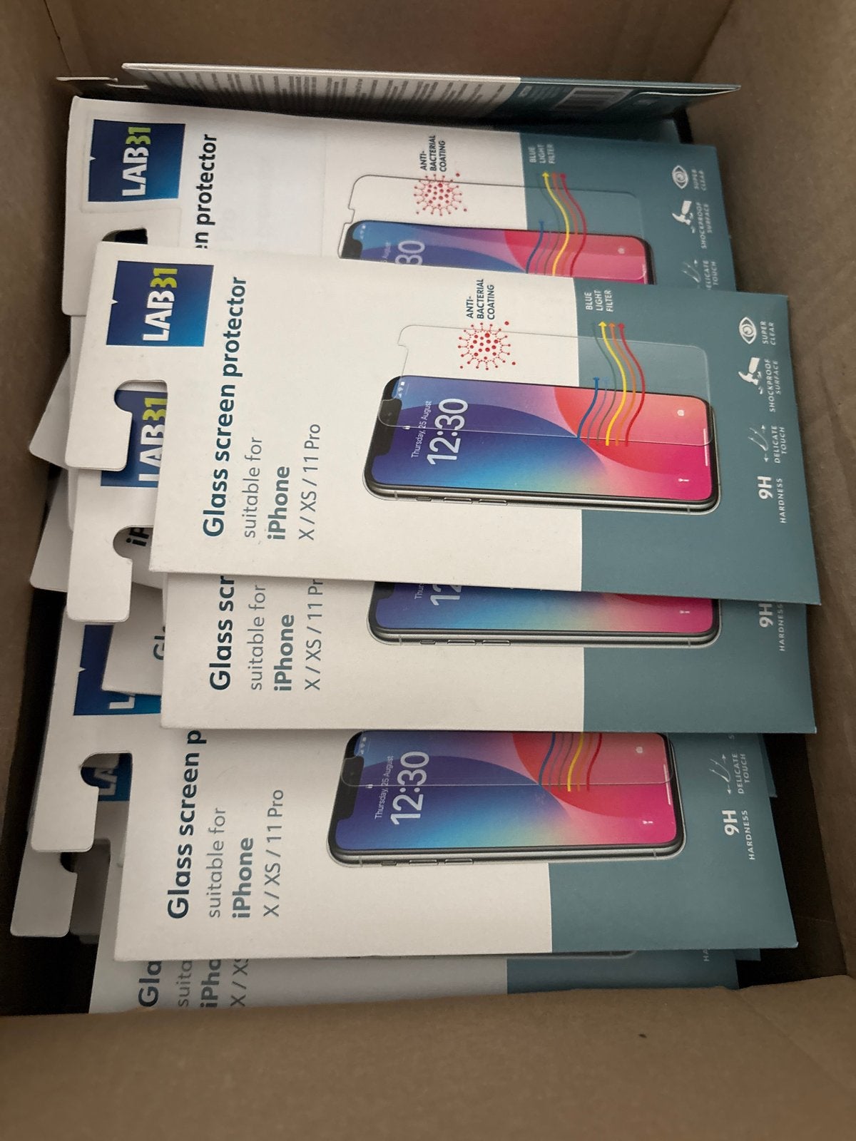 Partij van 50x LAB31 Screenprotector iPhone X/XS/11 Pro, ., Overige merken, Nieuw, Ophalen of Verzenden