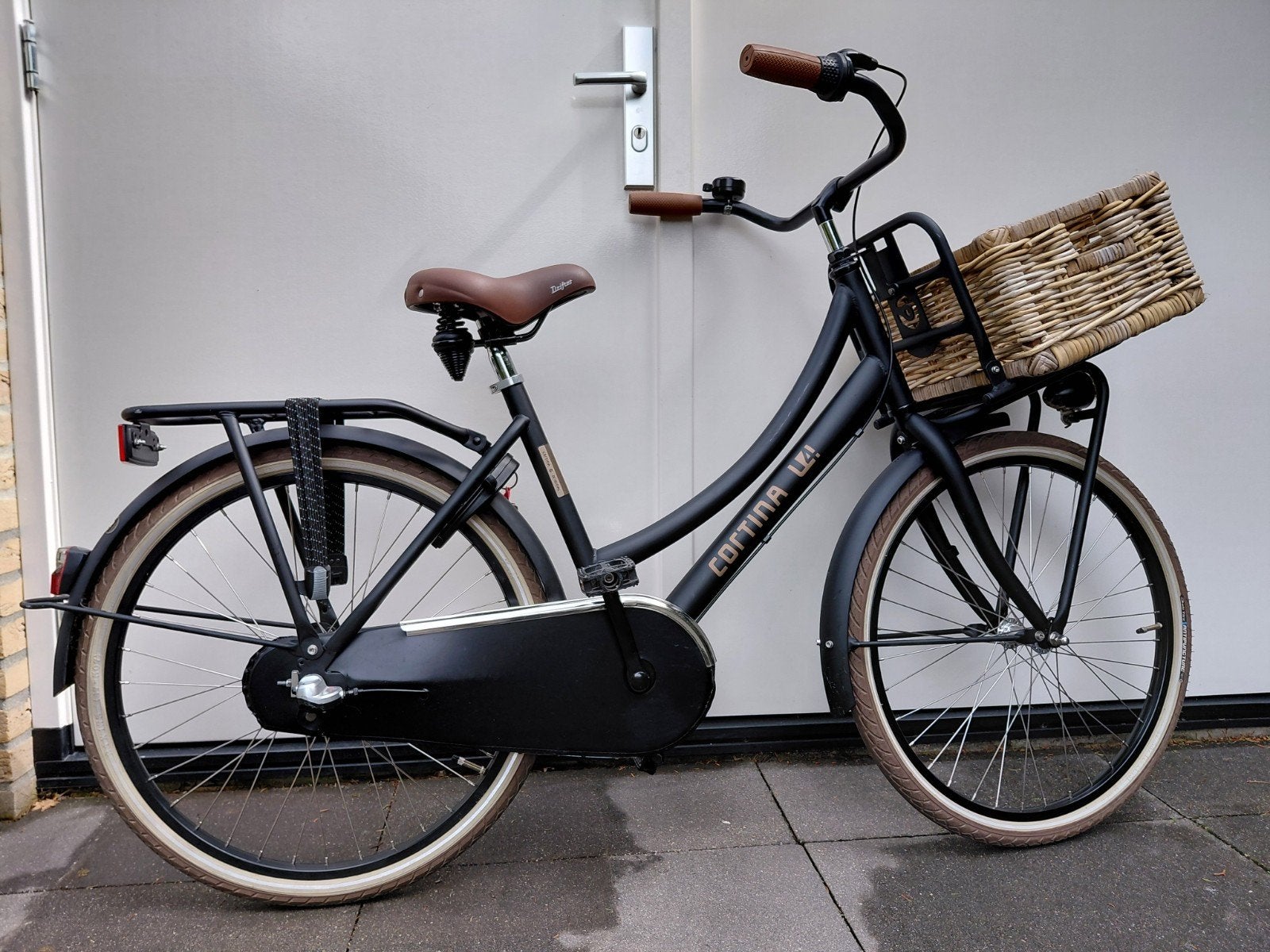 Cortina U4 meiden fiets, Fietsen en Brommers, Fietsen | Meisjes, Terugtraprem, Versnellingen, Zo goed als nieuw, Cortina U4 transport mini