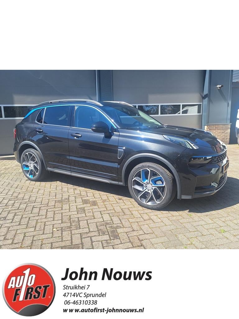 Lynk & Co 01 1.5, Auto's, Lynk & Co, Euro 6, Leder en Stof, Zwart, Plug-in hybride