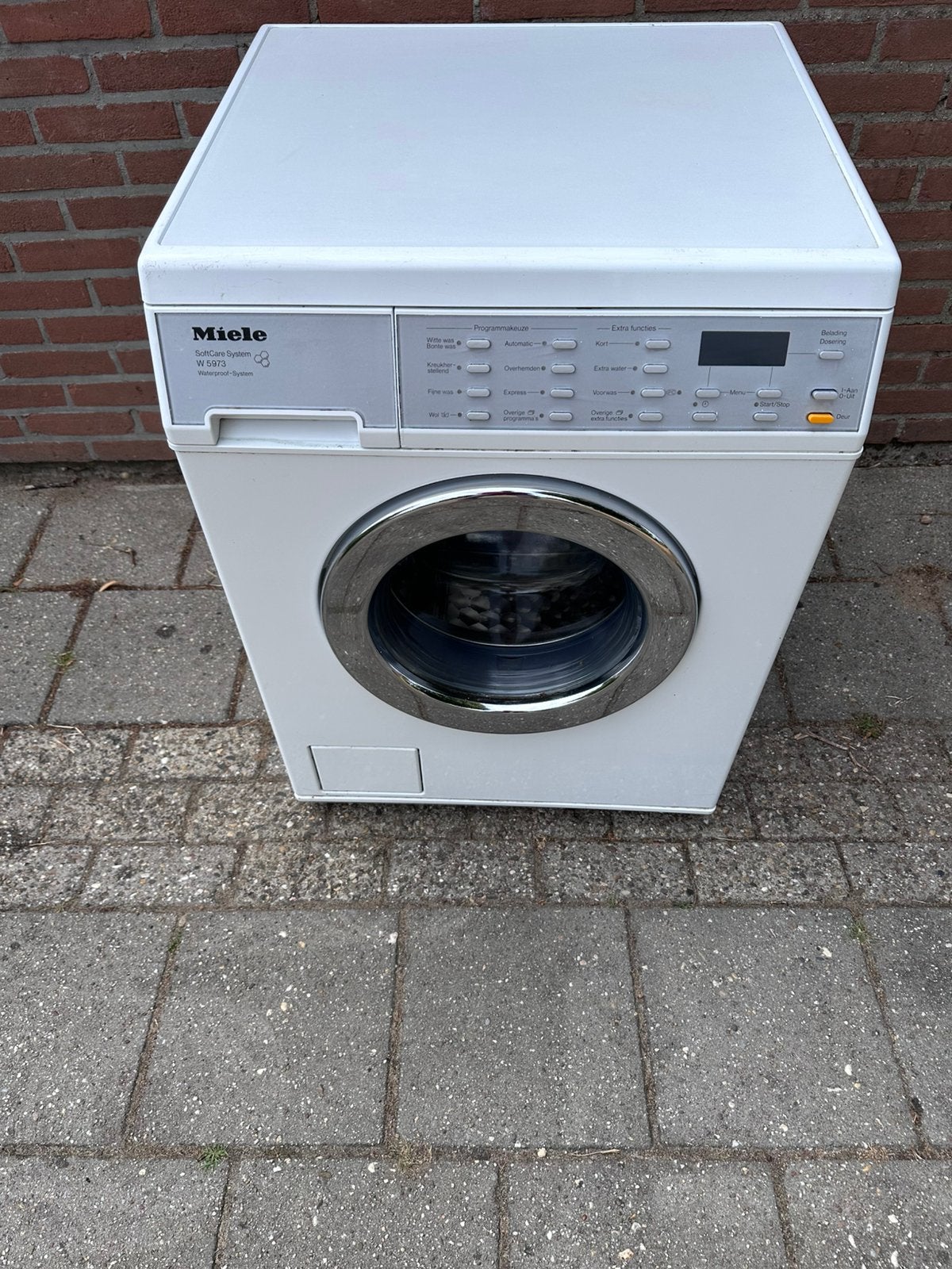 Miele wasmachine 8 1600 toeren, Ophalen, 6 tot 8 kg, 85 tot 90 cm, 1600 toeren of meer