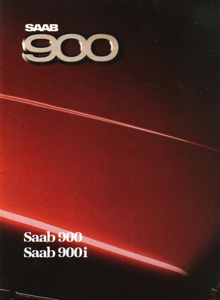 Brochure Saab 900 en 900i 1986, Ophalen of Verzenden, Gelezen, Overige merken