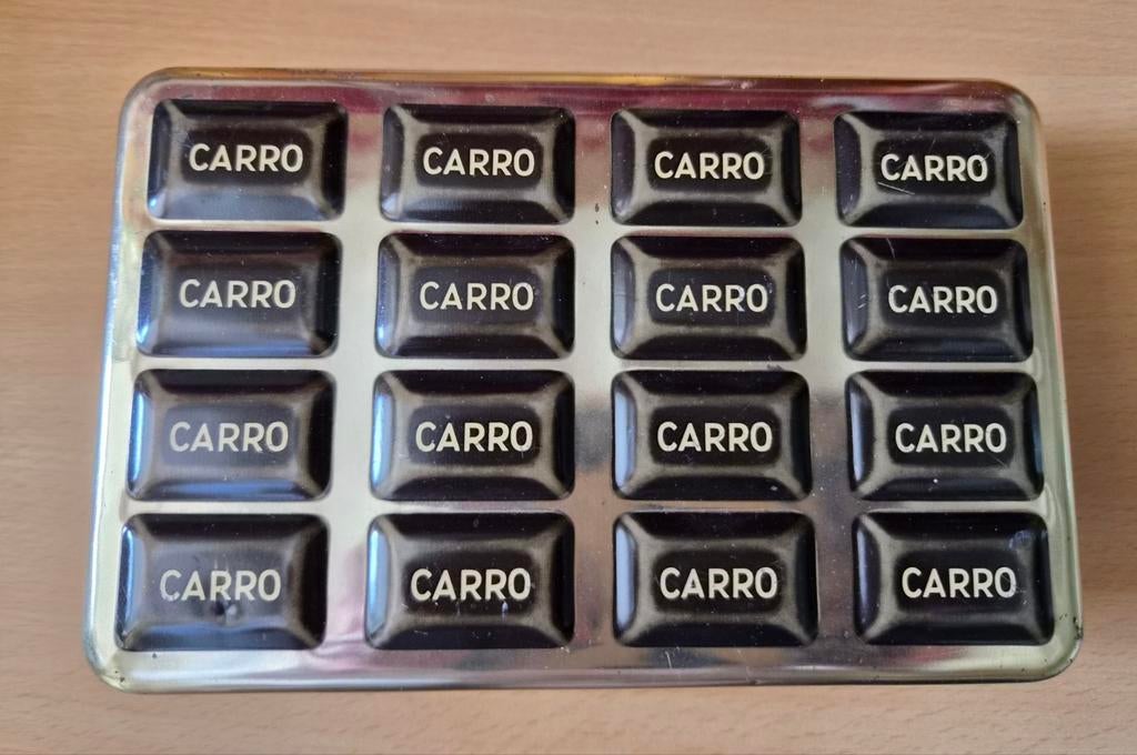 Driessen Cacao carro's blikje, oud, Verzamelen, Blikken, Ophalen of Verzenden, Gebruikt, Overige