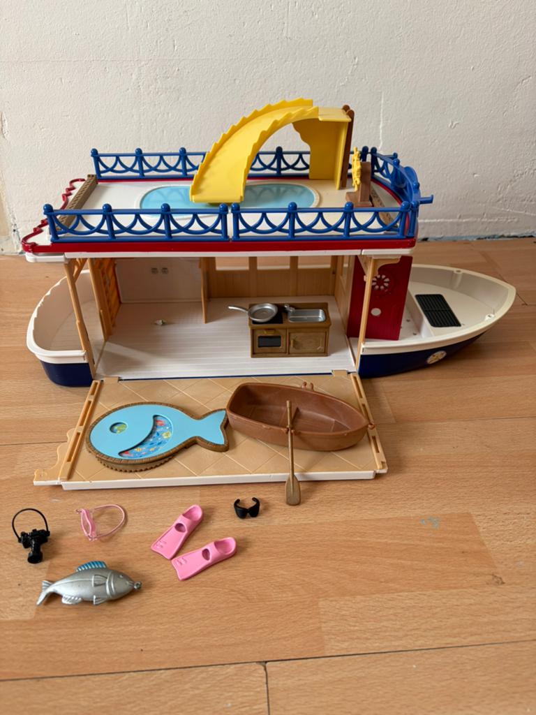 Sylvanian families seaside cruiser house boat, Ophalen of Verzenden, Gebruikt, Overige typen