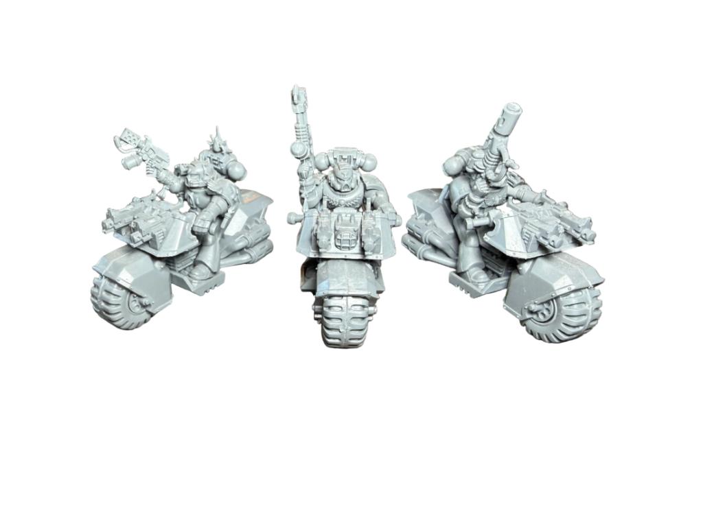 Warhammer 40K Space Marine Blood Angels Bike Squad, ., Warhammer, Ophalen of Verzenden, Zo goed als nieuw