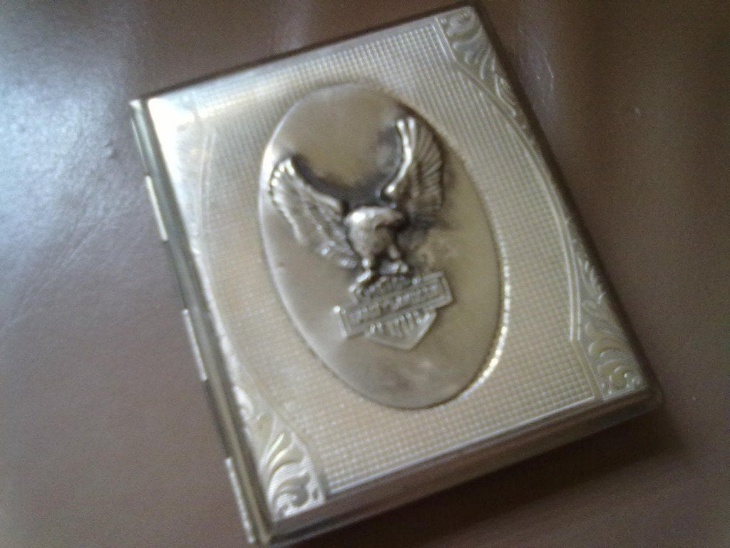Vintage Harley-Davidson Sigarettenkoker:Etui /Adelaar, Ophalen of Verzenden, Gebruikt