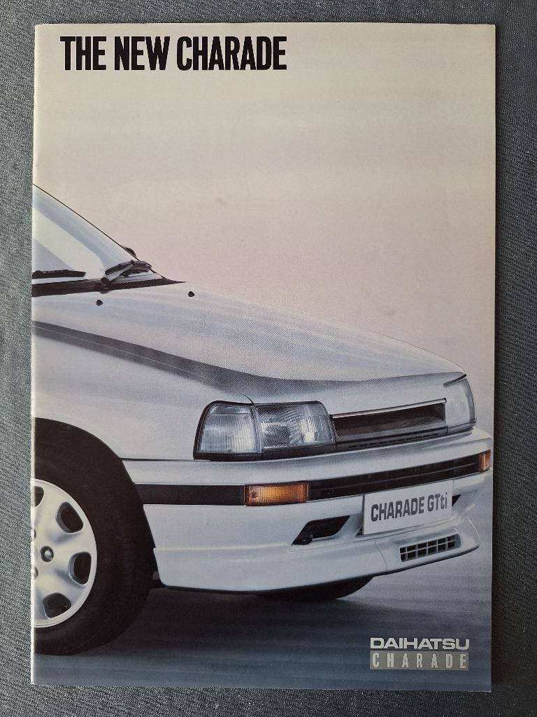 Brochure DAIHATSU CHARADE Incl GTti - Engels, Verzenden, Zo goed als nieuw, Overige merken