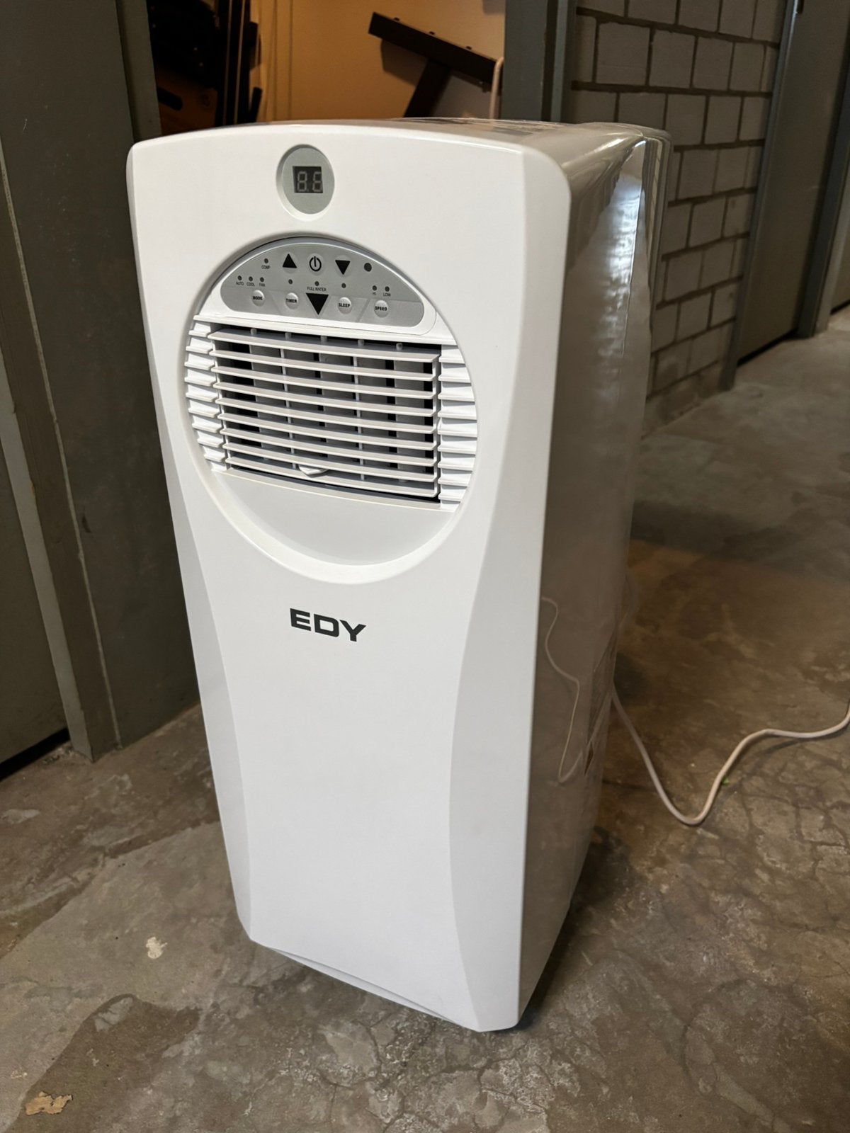 Edy EDPA1007 Mobiele Airco, Ophalen, Minder dan 60 m³, 3 snelheden of meer, Zo goed als nieuw