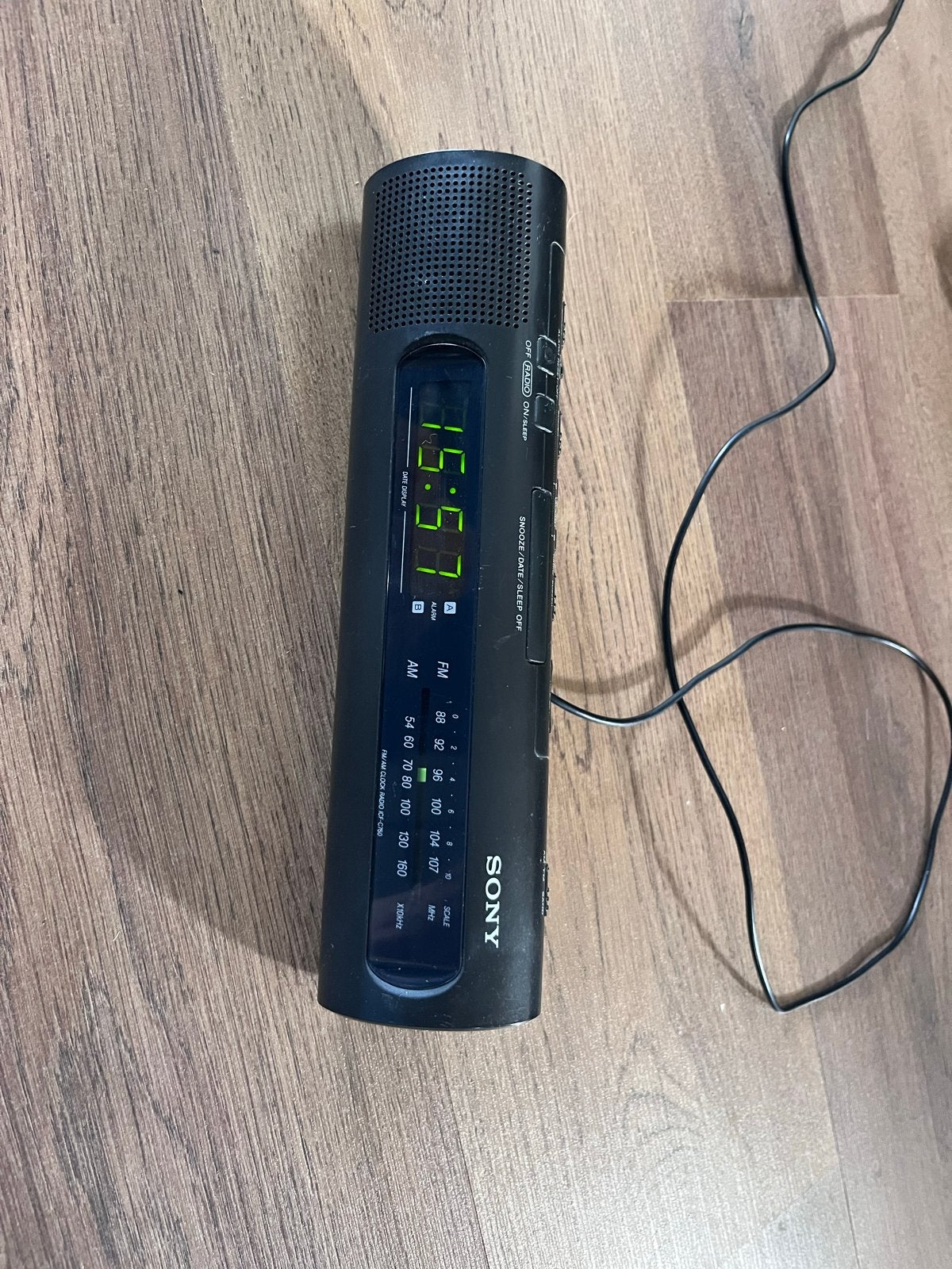 Sony Wekkerradio ICF-C760, Ophalen of Verzenden, Gebruikt, Digitaal