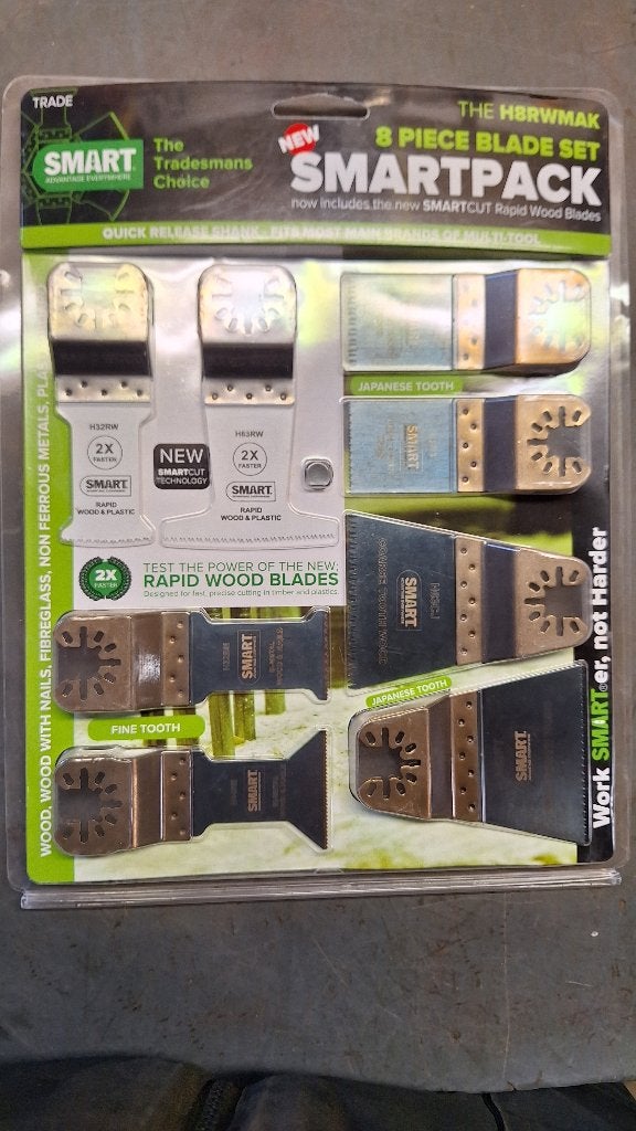 8x SMART The H8rwmak Multitool zaagjes NIEUW!!!, ,, Nieuw, Ophalen of Verzenden, ,