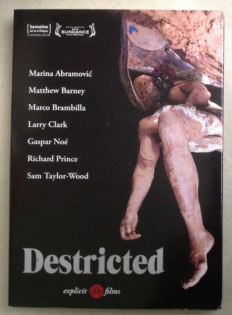 Destricted Matthew Barney Marina Abramovic Gaspar Noé, Vanaf 16 jaar, Verzenden, Nederlands, Gebruikt