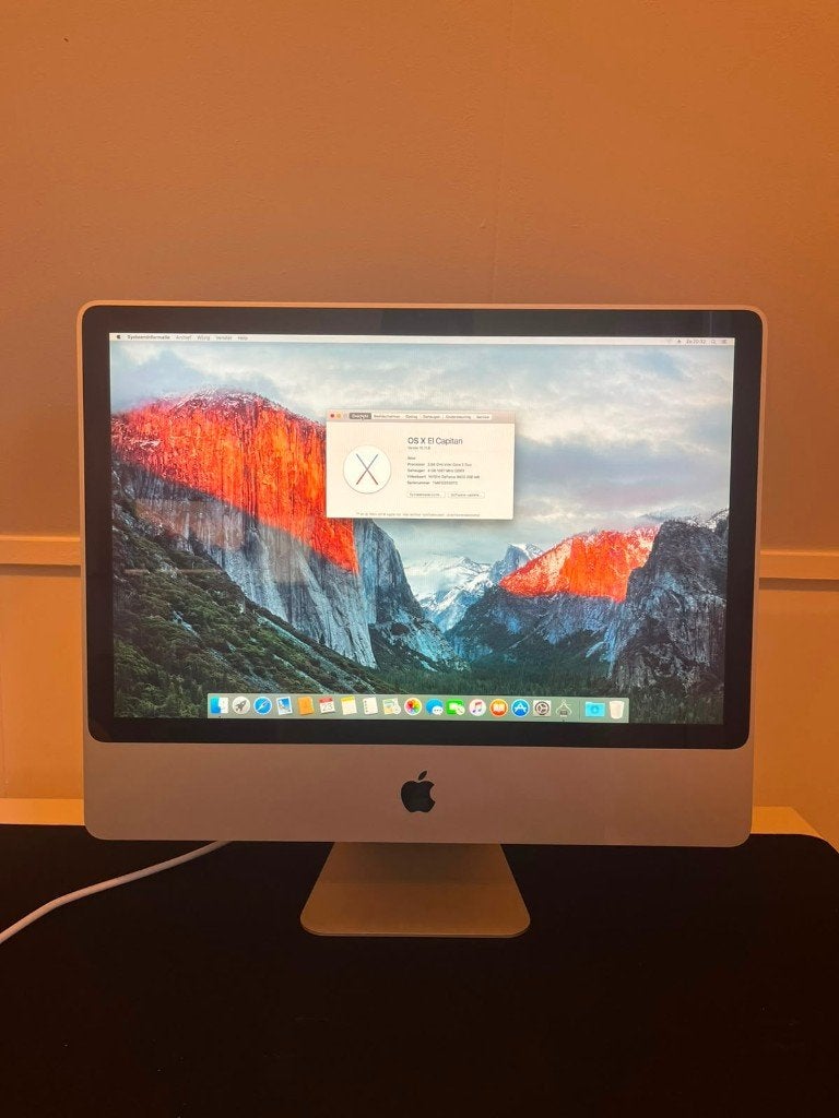 Apple iMac 24 inch 2009 | Mac OS X El Capitan, Computers en Software, Apple Desktops, Ophalen, 2 tot 3 Ghz, HDD, IMac