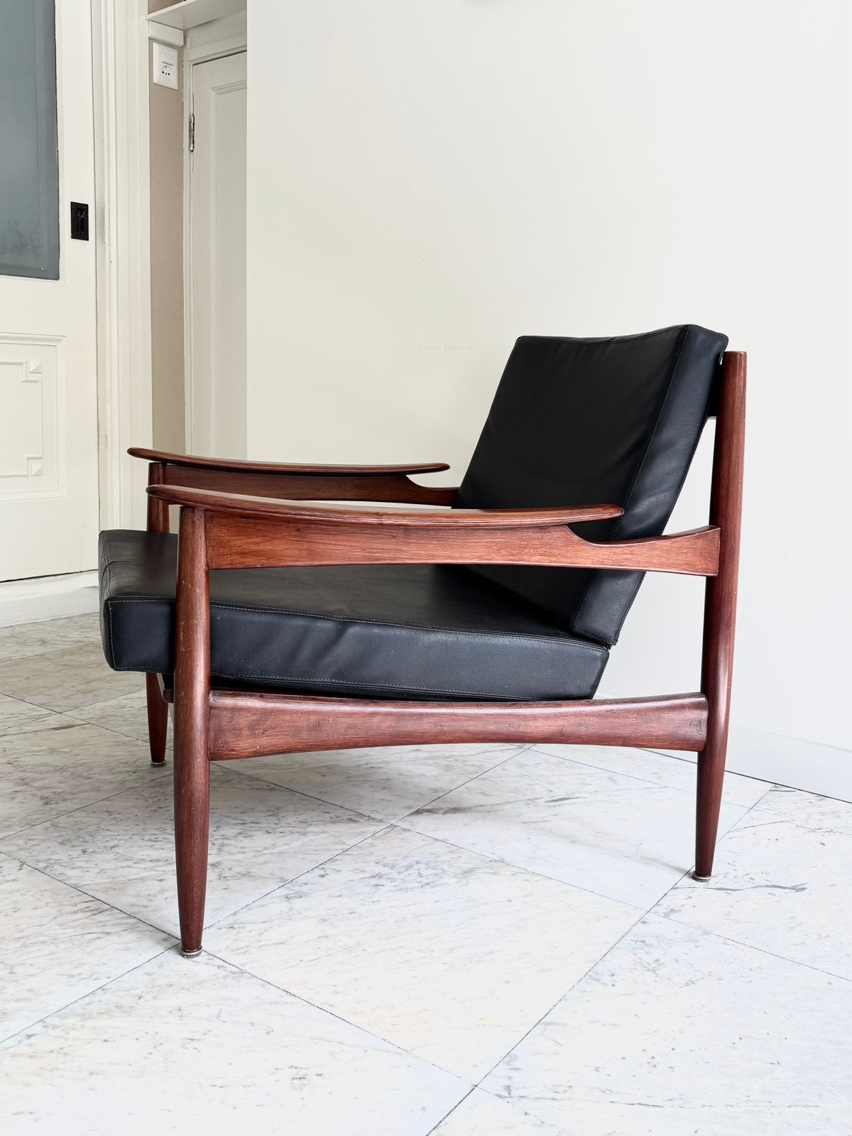Vintage Deens design fauteuil, easy chair, Sibast furniture, Ophalen, Gebruikt, -, Minder dan 75 cm
