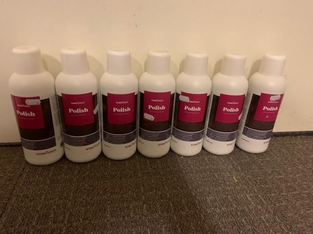 7x vivafloors polish 1 liter, Verzenden, Overige typen