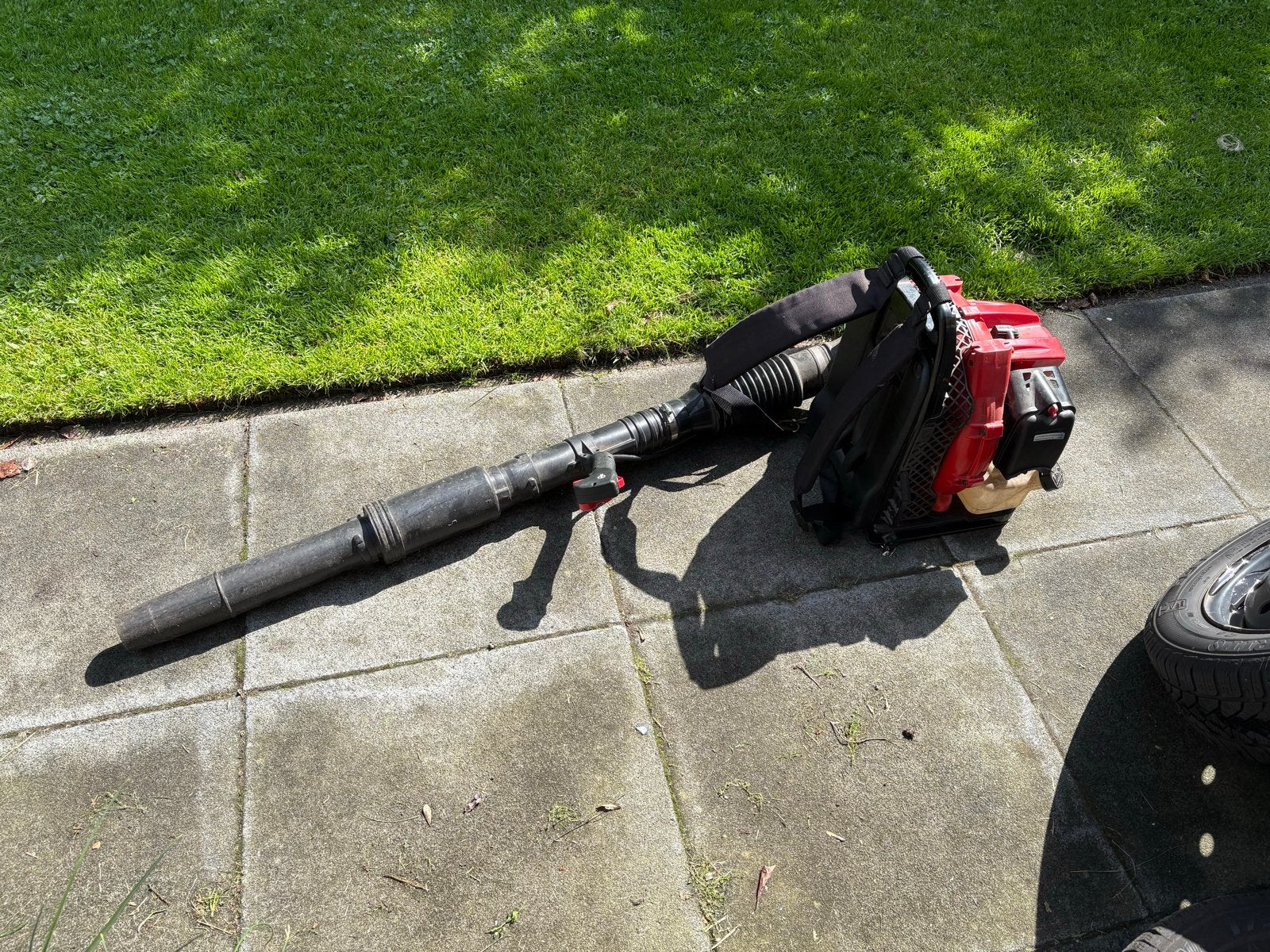Zenoah EBZ4800 Bladblazer Benzine Ruggedragen, Ophalen, Gebruikt, Benzine, Ruggedragen