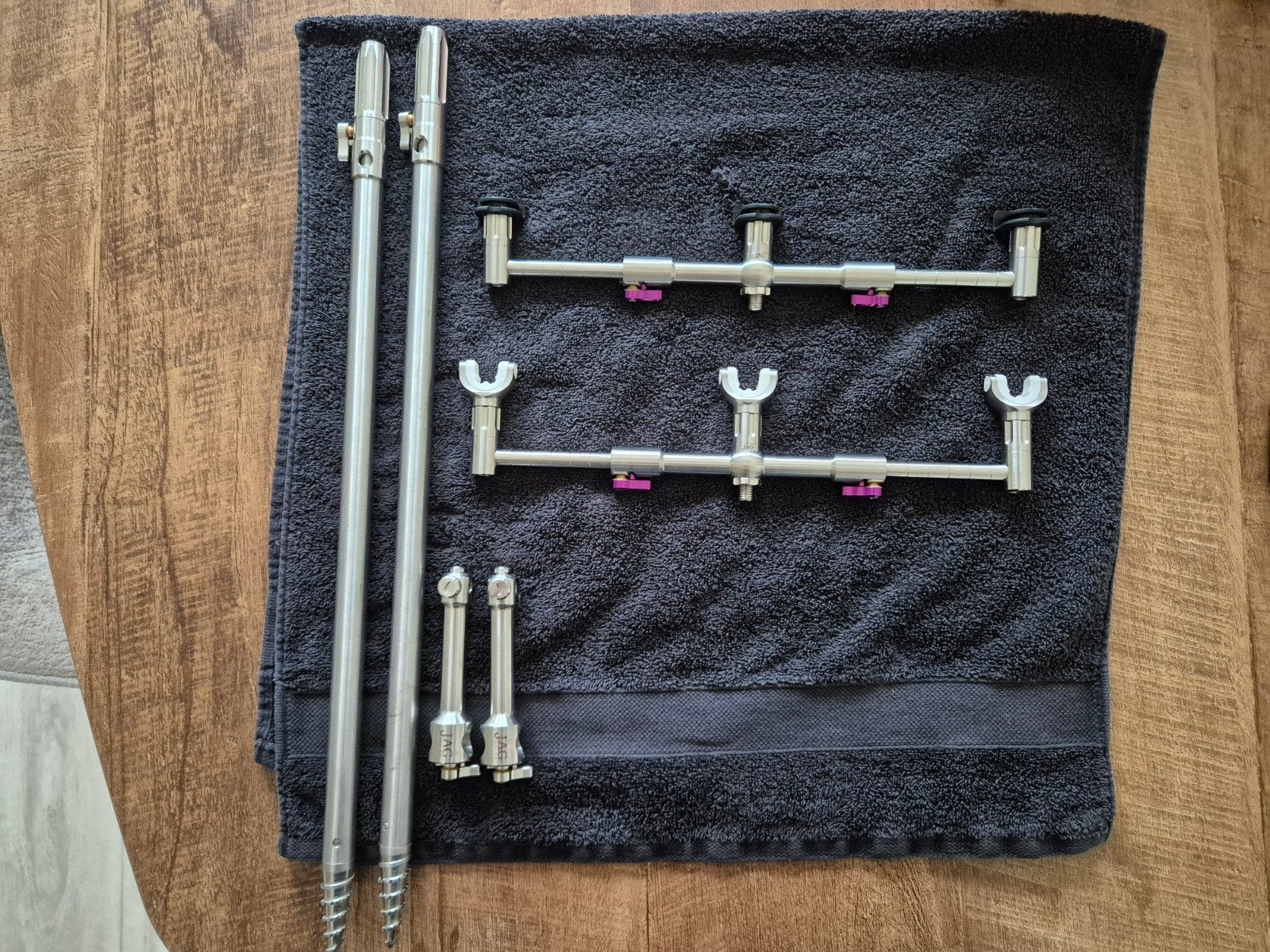 Jag 2+1 adjustable buzzerbar set 316 ss, Ophalen of Verzenden, Zo goed als nieuw, Complete set