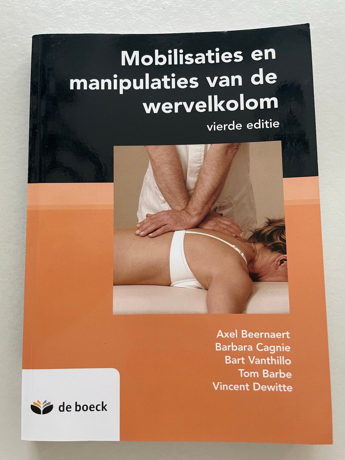 Mobilisaties en manipulaties van de wervelkolom, Boeken, Studieboeken en Cursussen, Ophalen of Verzenden, Beta, Zo goed als nieuw