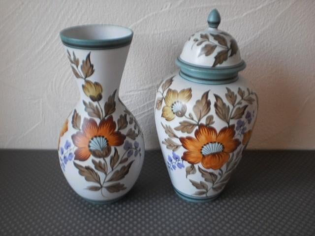 Set van 2 Plateel vazen, Ophalen of Verzenden