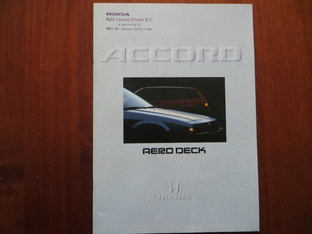 Honda Accord Aerodeck (1986), Ophalen of Verzenden, Nieuw, Honda