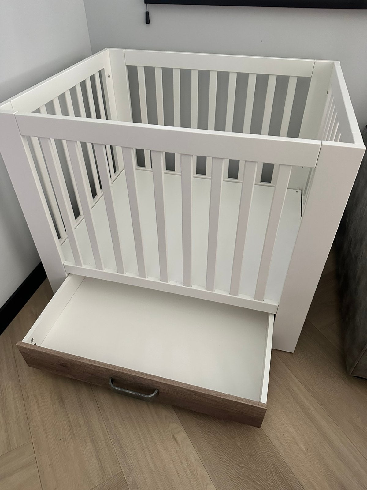 Kidsmill long island box met lade wit compleet met matras, Ophalen, Zo goed als nieuw, Lade