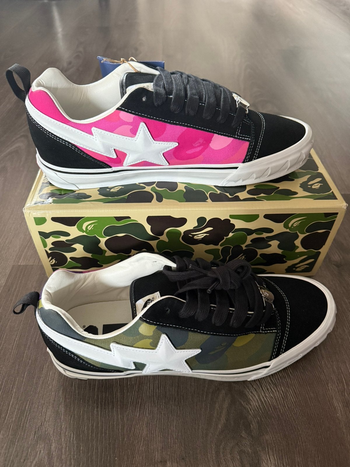 Vans Knu Skool Bape Camo Green, Overige kleuren, Nieuw, Ophalen of Verzenden, Sneakers of Gympen