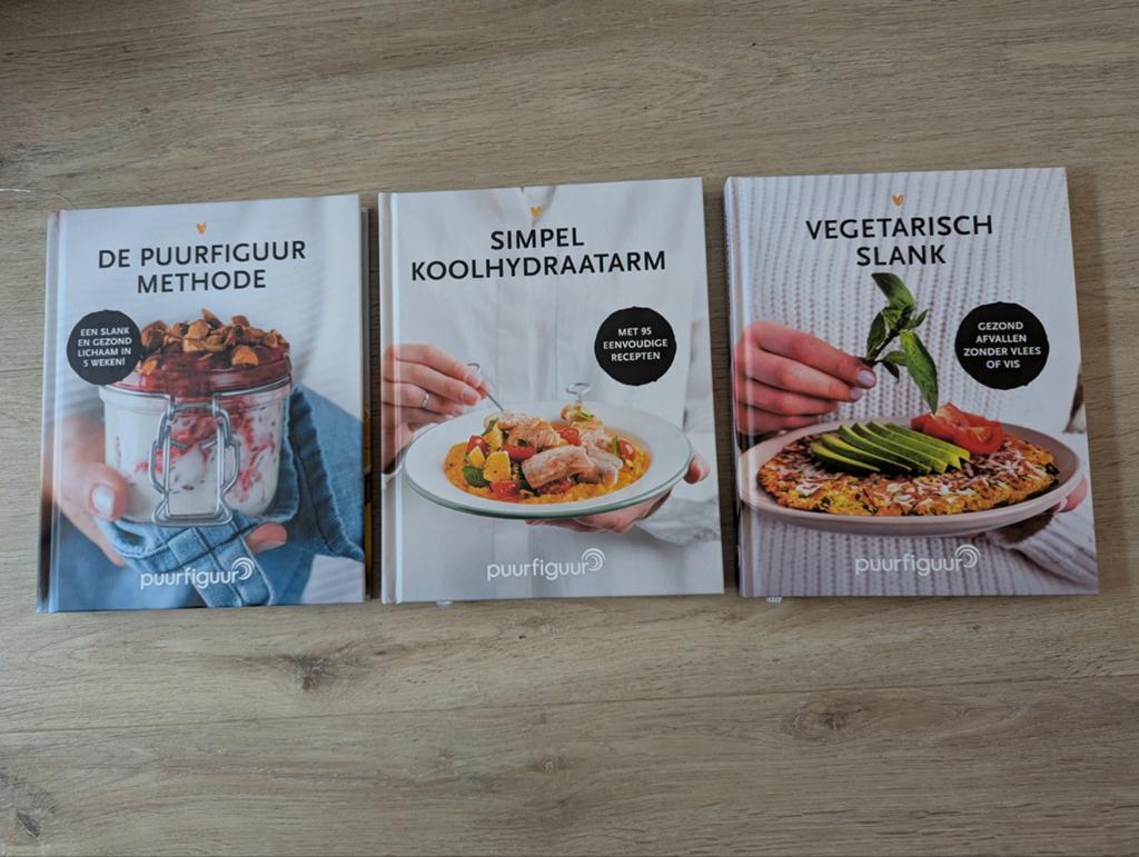 Puur figuur dieetboeken, kookboeken 3 stuks, zie foto, nieuw, Ophalen of Verzenden, Nieuw, Dieet en Voeding